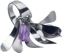 Anello Breil Donna in Acciaio Ametista BJ0140-18 - BJ0140-18